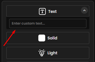 Text Input Field